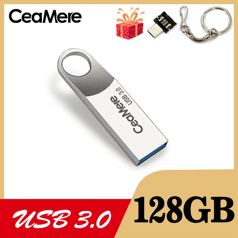 CeaMere USB флеш накопитель 256 ГБ/128 ГБ/64 Гб/32 ГБ/16 ГБ Флешка 3 0 карта памяти диск