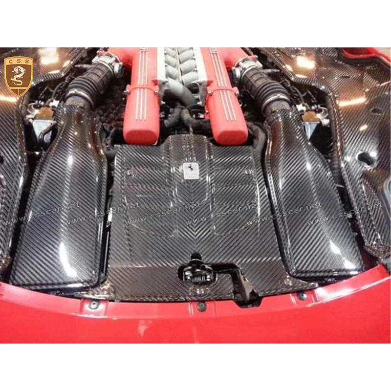 5 шт./компл. внутренняя часть капота из углеродного волокна Запчасти для Ferrari F12