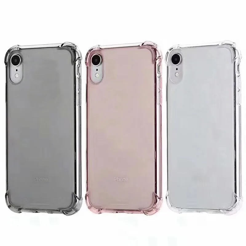 Мода ударопрочный чехол для iPhone X XS MAX XR прозрачный силиконовый из мягкого ТПУ Iphone