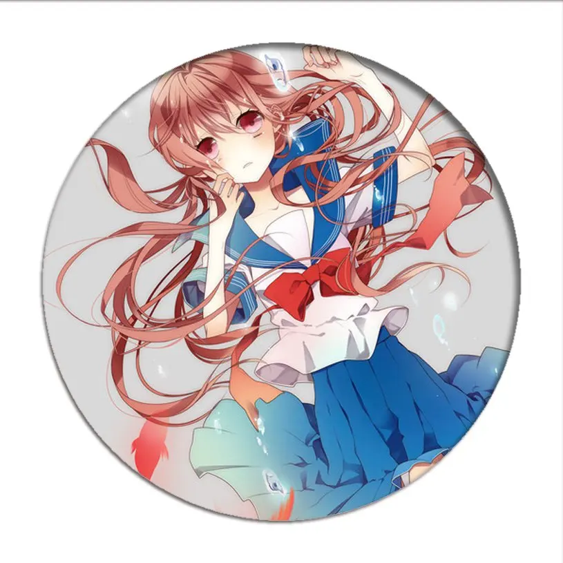 Аниме Mirai Nikki с Юно гасай Значки для косплея брошь булавки значок Amano Yukiteru