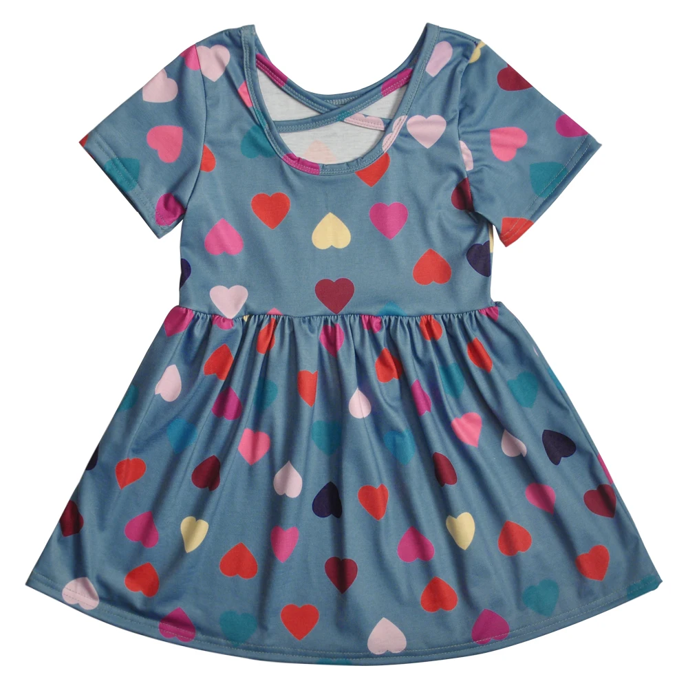 Одежда для маленьких девочек летнее платье с сердечками 2019 детское CONICE NINI Remake