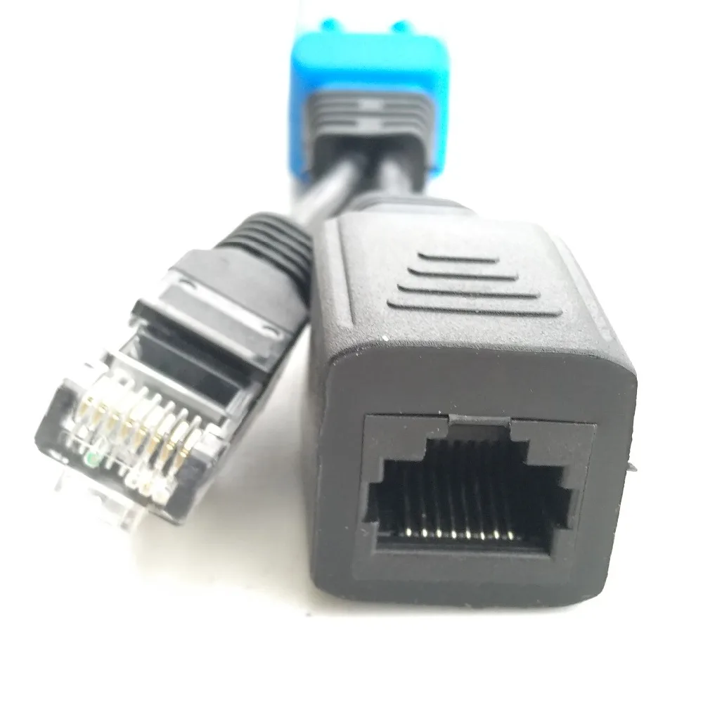 JTOEB UPoe кабель-комплект 2 RJ45 Сплиттер commbiner 2Poe IP-камера передачи от одного UTP cat5/6e