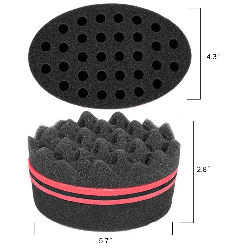 Magic Hair Twist Sponge Dreads Twisting Locks Dreadlocks Curl Brush Barber Brushes Rollers | Красота и здоровье