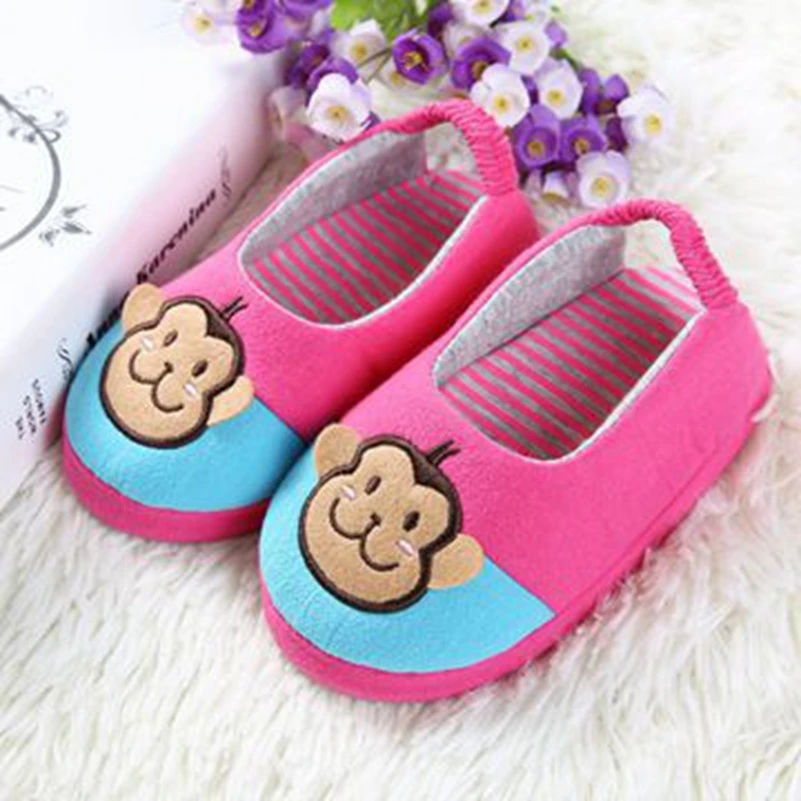 Тапочки для маленьких девочек детская обувь милые домашние тапочки на плоской