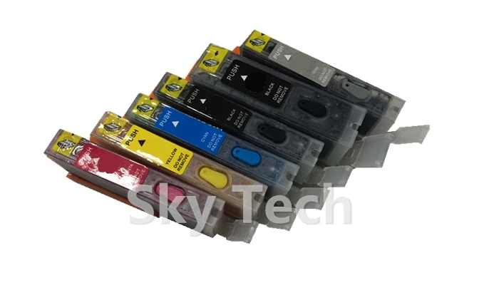 Картриджи с полным заполнением чернил 6PK подходят для PGI770 CLI771 подходит canon PIXMA MG5770