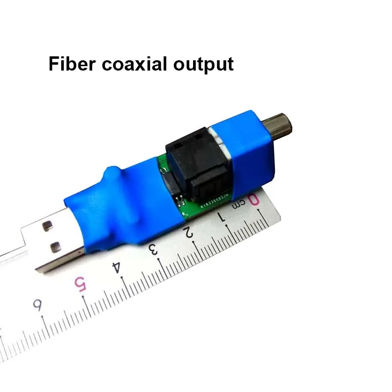 Lusya 1 шт. Портативный USB для цифрового коаксиального волокна выход SPDIF