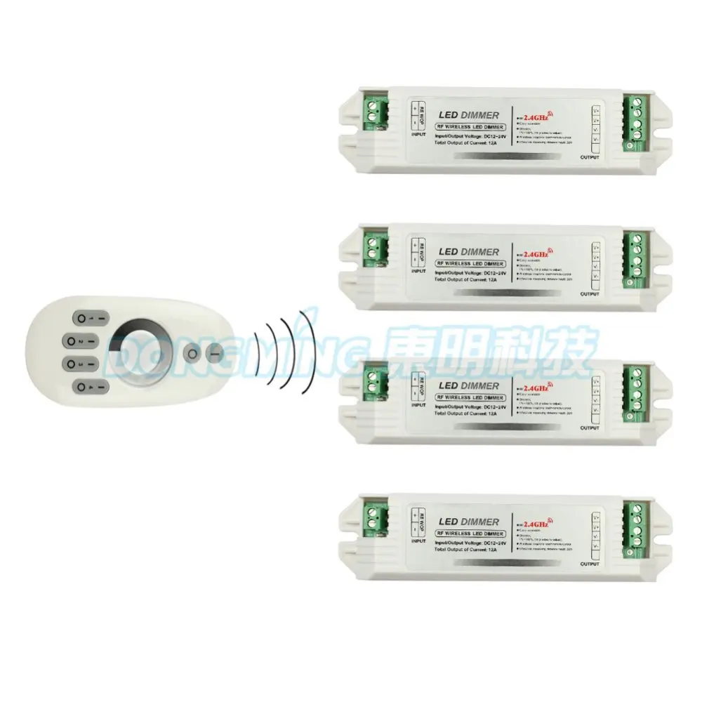 Беспроводной сенсорный экран 2 4g 4 zone rf светодиодный RGB пульт дистанционного