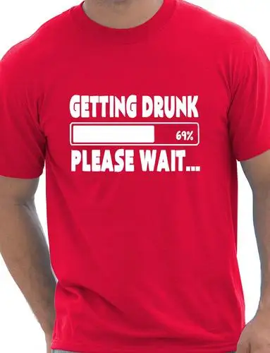 

Getting Drunk Beer Stag Party Gift Funny Mens T Shirt More Size and Colors-A063