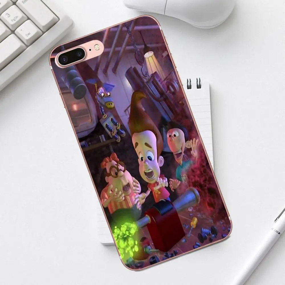 Ультратонкий чехол для iPhone 4 4S 5 5C SE 6 6S 7 8 Plus X XS Max XR Galaxy A3 A5 J1 J3 J5 J7 2017 Jimmy Neutron Boy |
