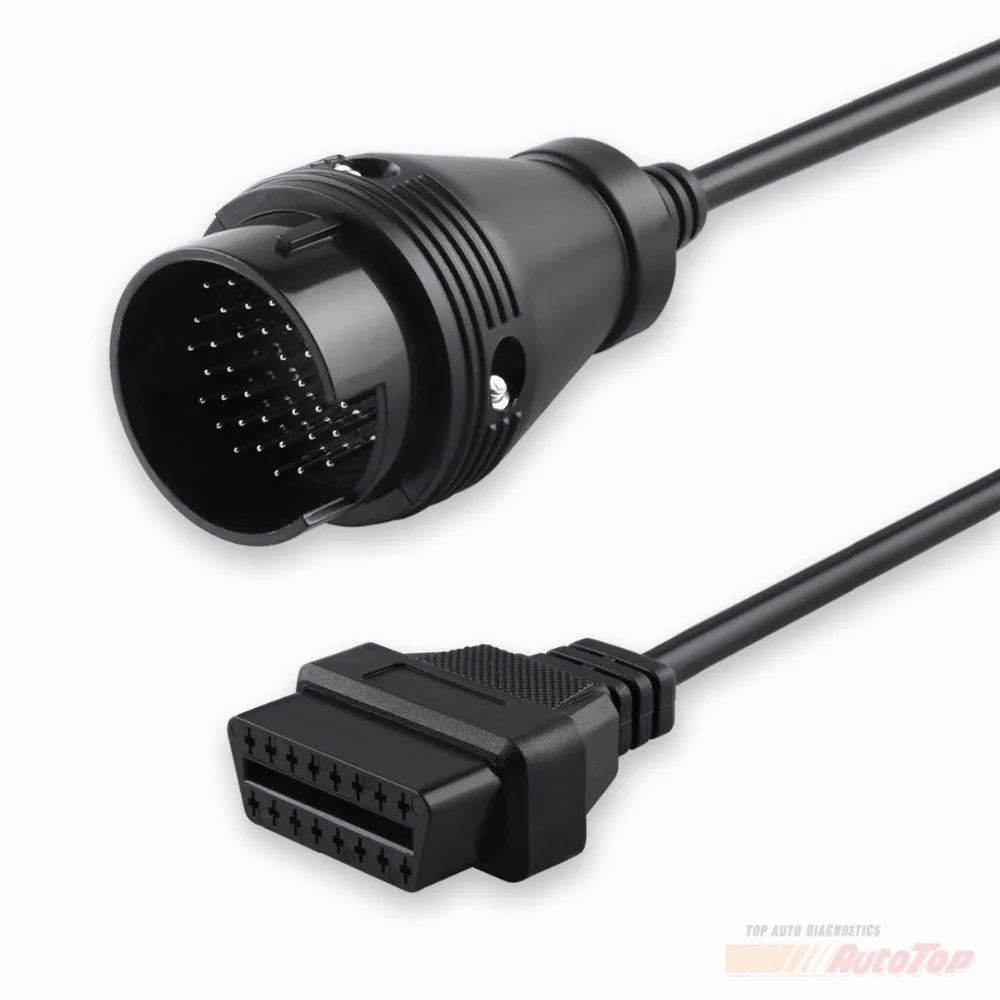 Диагностический Кабель-адаптер ODB OBD2 с разъемом 16Pin OBDII для автомобиля, диагностический инструмент для Ивеко 38 Pin ODB2