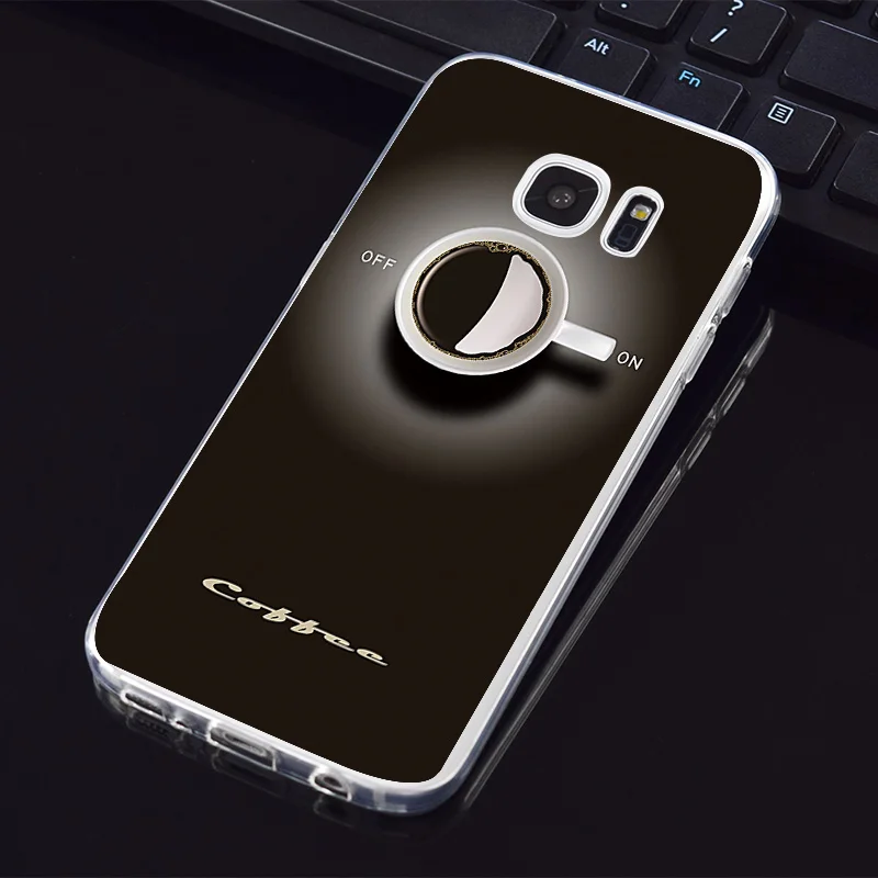 N288 Coffee And Book Soft TPU Silicone Cover For Samsung Galaxy Note 3 4 5 8 9 10 M10 M20 M30 Grand Prime Case |
