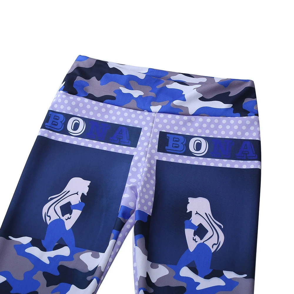 

2018 New Warm Casual Fashion Staly Letter Print Leggings Sports Gym Fitness Athletic Pants Tops SEP25