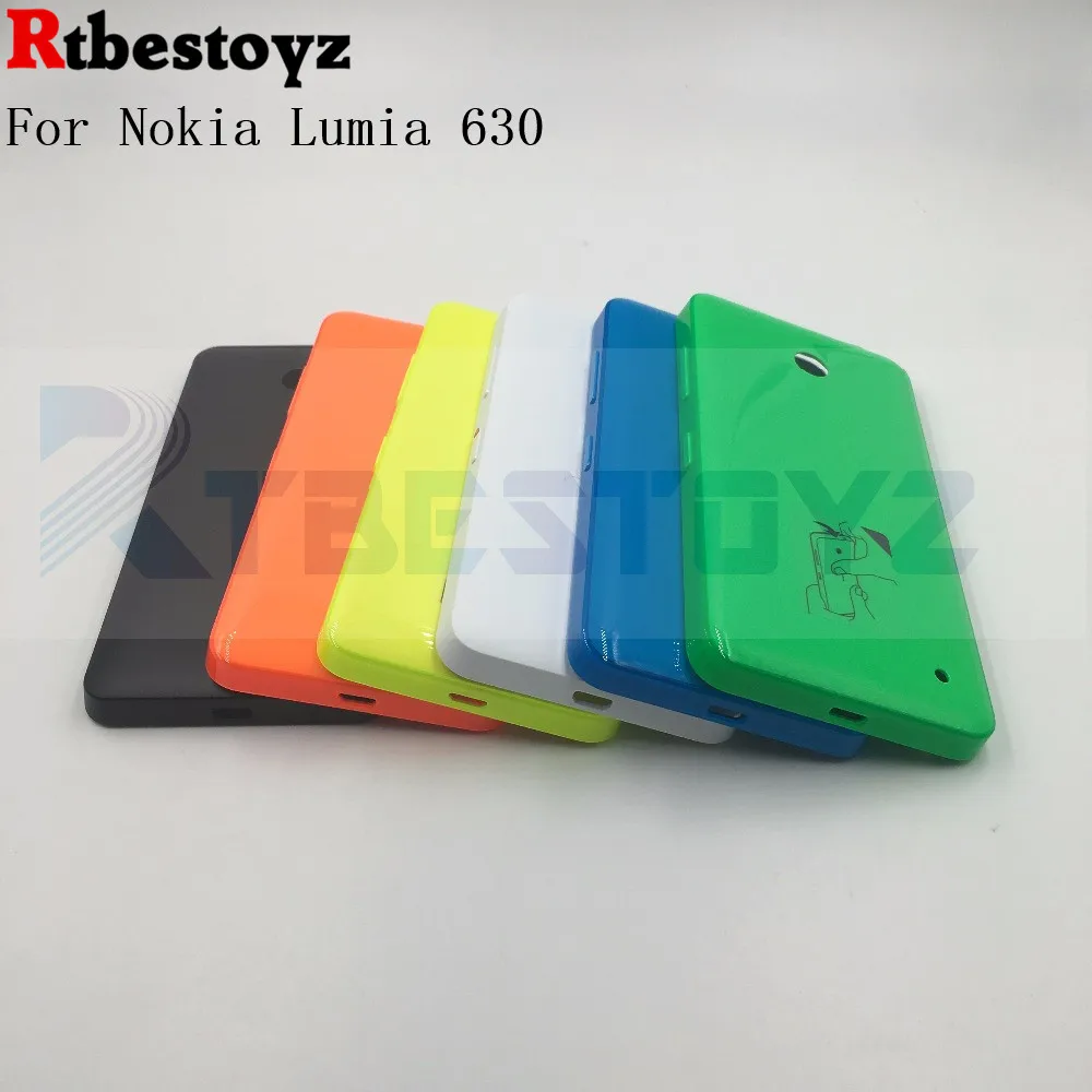 RTBESTOYZ задняя крышка чехол для Nokia Lumia 630 корпус батареи Замена lumia с боковой кнопкой