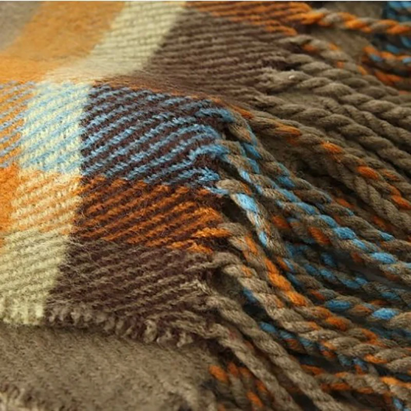 [FEILEDIS]2017 Женская осенне-зимняя новая шаль на пуговицах одноразовый кашемировый