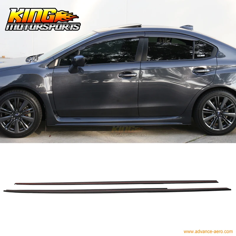 

Подходит для моделей Subaru WRX STi MP 15-18, боковые юбки, разветвитель, Неокрашенная черная клавишная панель ABS