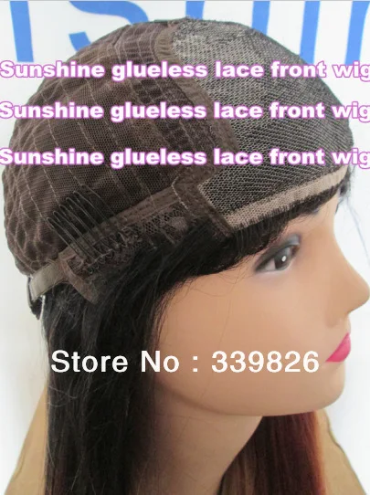 Your reliable choice 26&quot #1B Loose wave100% Peruvian human virign hair glueless lace front wigs for black women Free shipping |