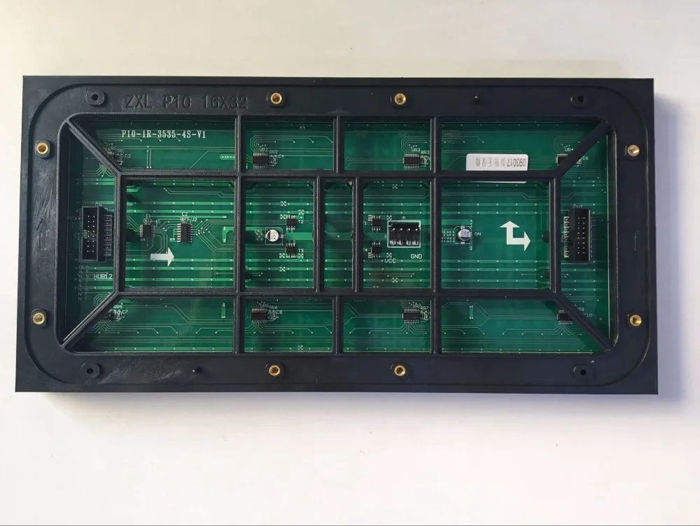 P10 Открытый красный светодиодный модуль 320x160 мм 32x16 пикселей SMD3535 открытый