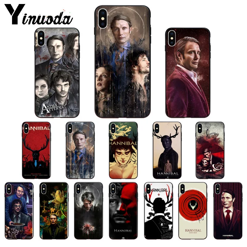 Yinuoda TV Series Ганнибал высококачественный чехол для телефона Apple iPhone 8 7 6 6S Plus X XS MAX 5 5S