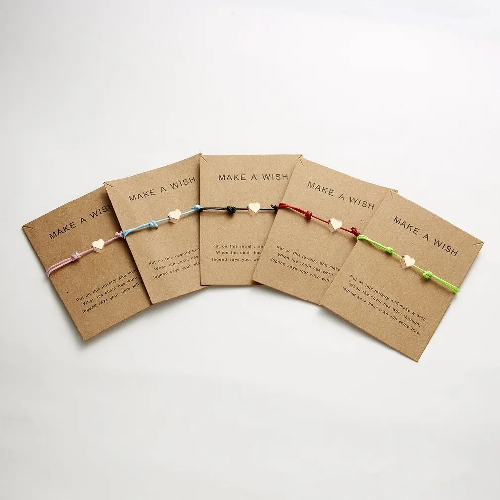 Модный медный браслет с регулируемой веревочной цепочкой и надписью Love