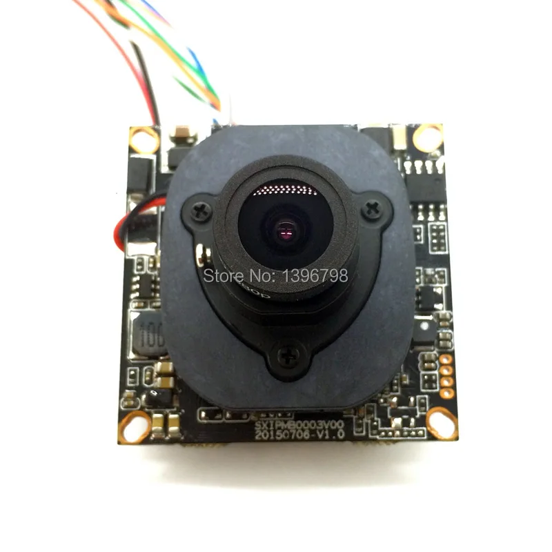 Комплект модуля мини IP камеры 720P Hi3518E + OV9732 улучшенное разрешение 1 0 МП CMOS 2 8 мм