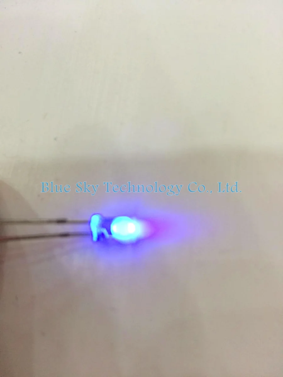 1000 x светодиодный 5 мм УФ фиолетовый круглая вершина Urtal яркий светильник лампы F5MM