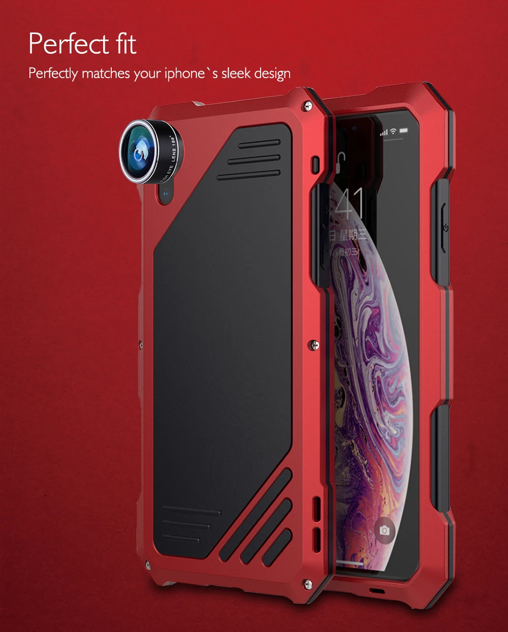 Ascromy для iPhone XR объектив Комплект чехол рыбий глаз Макро широкоугольный чехол для iPhone XR iPhonexr 198 градусов рыбий глаз камера аксессуары