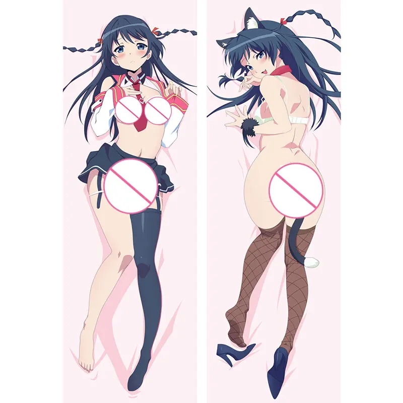 Type D Дешевая наволочка Dakimakura с 3D рисунком японского аниме, двусторонняя наволочка для обнимающих подушек - Цвет: Type D