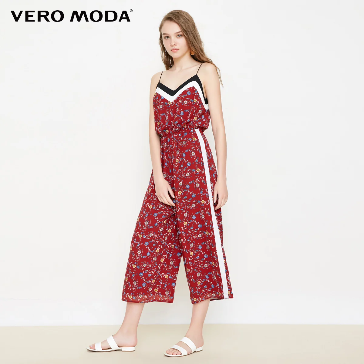 Vero Moda женский комбинезон с широкими лямками и цветочным принтом | 31839X501