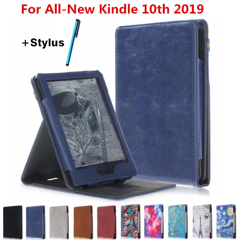 Умный чехол для Amazon новинка Kindle 2019 10 поколение искусственная кожа подставка Fundas