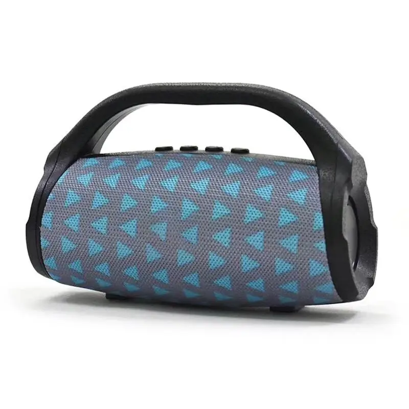 Triangle blue BS118 беспроводной Bluetooth динамик двойной громкоговоритель Открытый Портативный вставной карты мини Bluetooth V4.2 сабвуфер - Цвет: Triangle blue