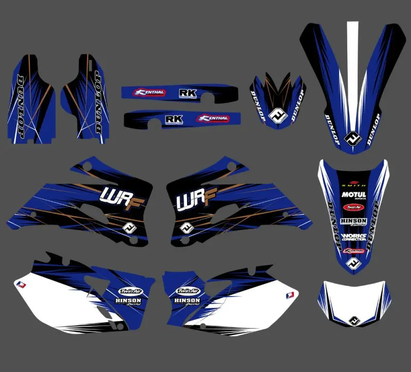 Графические и Фоновые наклейки наборы для Yamaha WR250F WR450F 2007 2008 2009 2010 2011 WR 250F 450F WR250 WR450