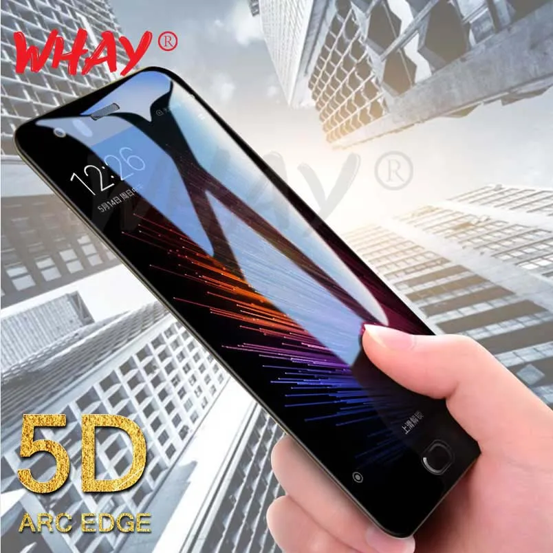 Очки WHAY для Huawei P20 Lite закаленное стекло полное покрытие 5D 9 H защита экрана с
