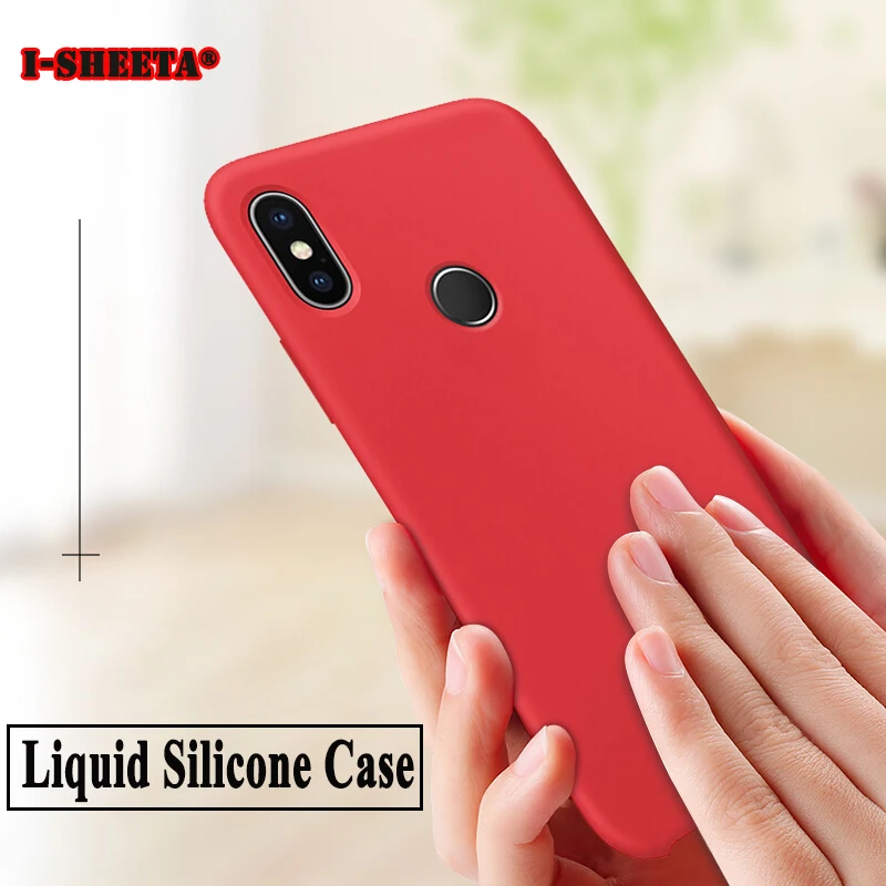 Ударопрочный Оригинальный жидкий силиконовый чехол для телефона Xiaomi Mi Mix 2S Mix2S