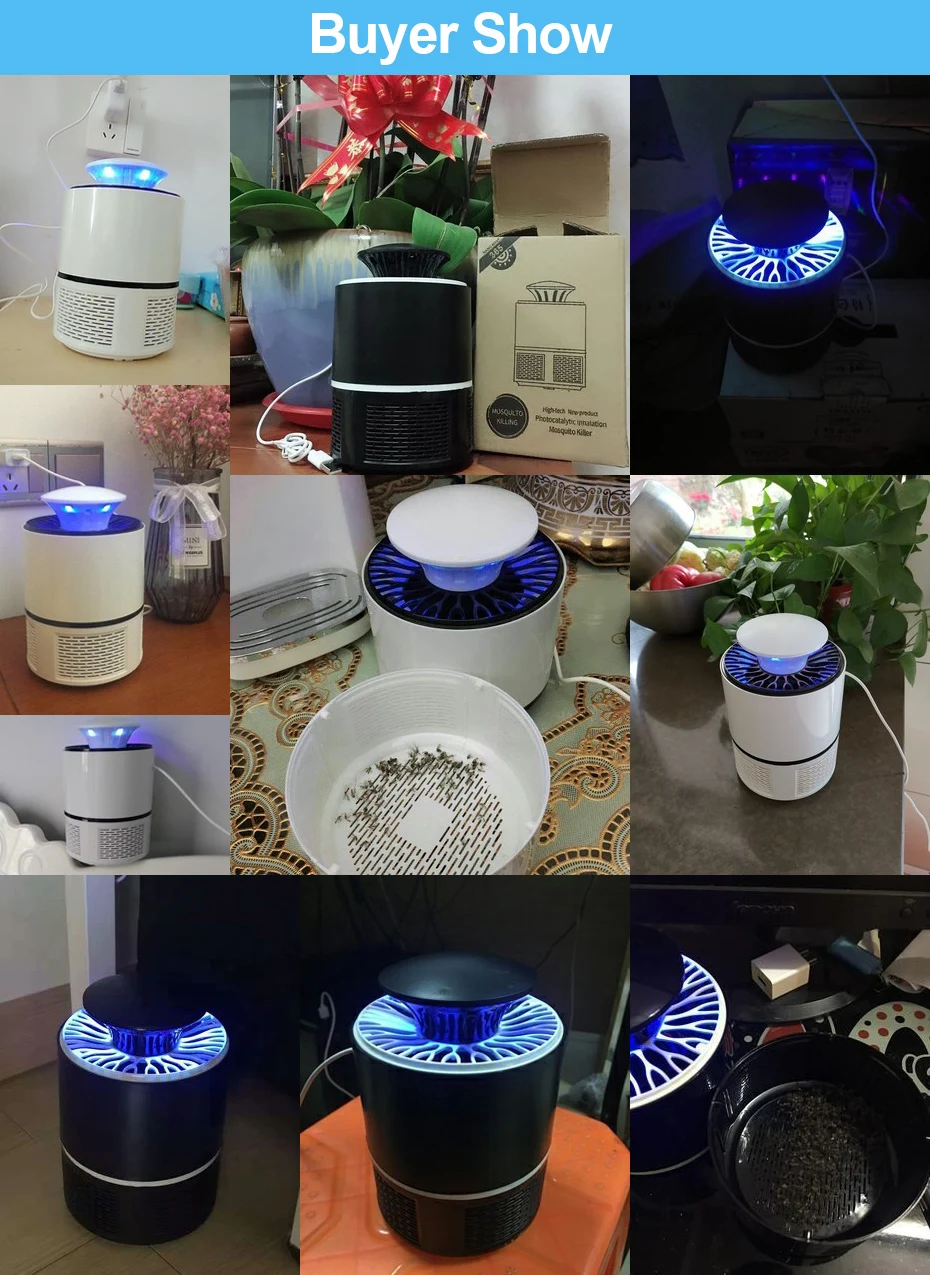 Лампа-убийца от комаров, ловушка от насекомых, мух, USB, мухобойка, убийца насекомых, светодиодный, УФ, Ночной светильник, электрические репелленты, лампы