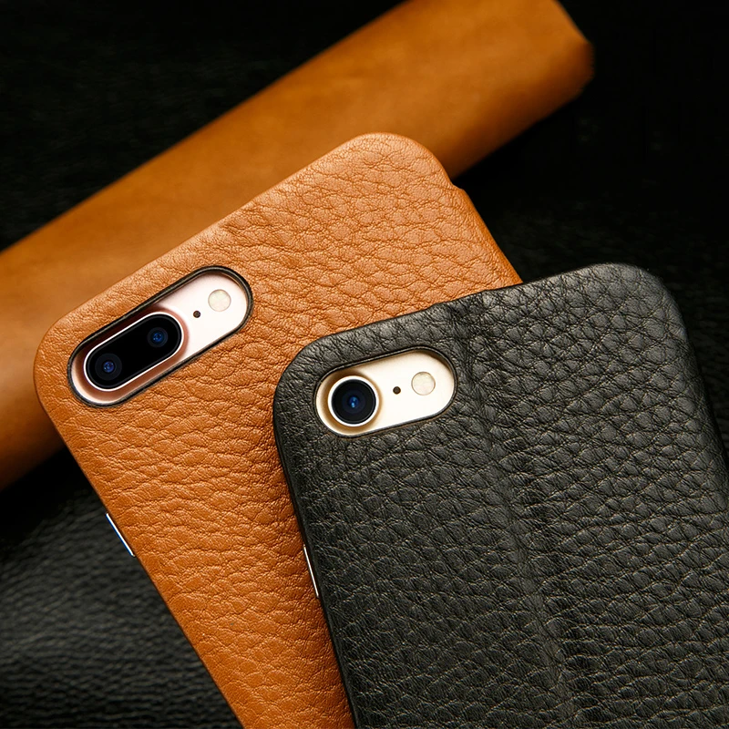Jisoncase откидная крышка из натуральной кожи чехол для телефона для iPhone 7 7 plus Магнитная подставка противоударный чехол для iPhone 8 8 plus Винтаж
