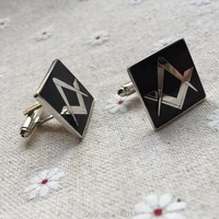 masonic black lodge cufflinks for the freemason masonry sleeve buttons masons cuff link for garment accessories metal craft
