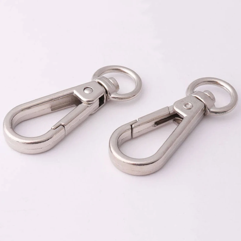 High Quality Swivel Snap Hooks Metal Bolt Snaps Chain Dog Clasps Trigger Hook Lanyard Clips Strap Buckles For Handbag | Багаж и сумки