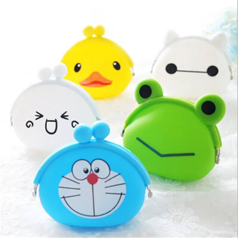 2018 новые силиконовые мультфильм детские портмоне кота собаки медведь панда утка