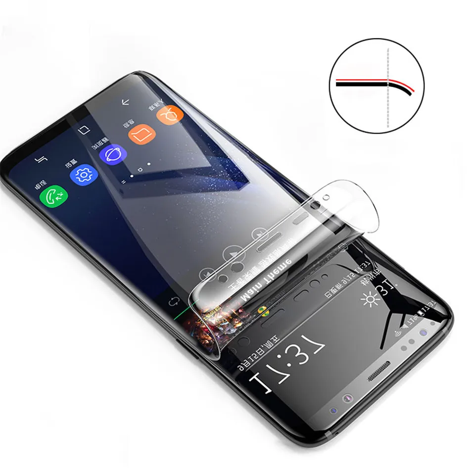 Гидрогелевая пленка для экрана для Samsung Galaxy A30 A50, полная защитная пленка для samsung S8 S9 s10 plus S10E M10 M20, защитная пленка