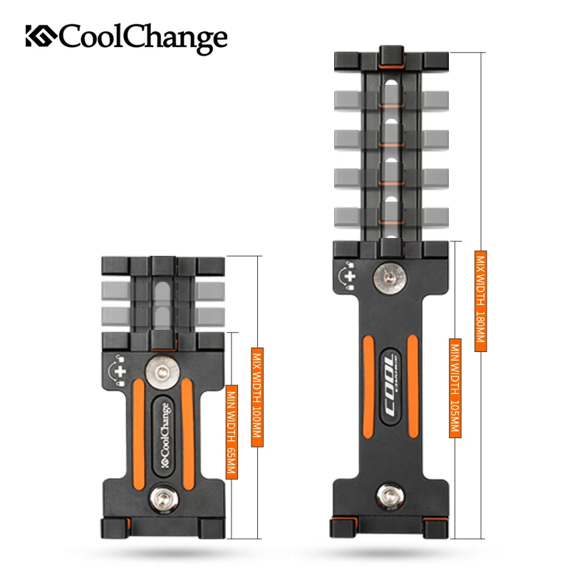 Держатель для телефона CoolChange из алюминия вращающийся на руль велосипеда