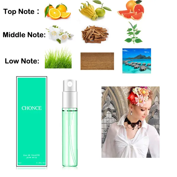 GREEN CHONCE 3 мл женский Parfume бренд сексуальный Perfumeand ароматы с феромонами одеколон длительный аромат для женщин и мужчин дезодорант - Цвет: GREEN CHONCE