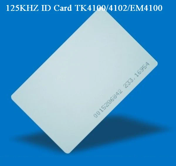 1000 шт./лот 125 кГц RFID карты ID для контроля доступа EM4100 4102 TK4100 | Безопасность и защита