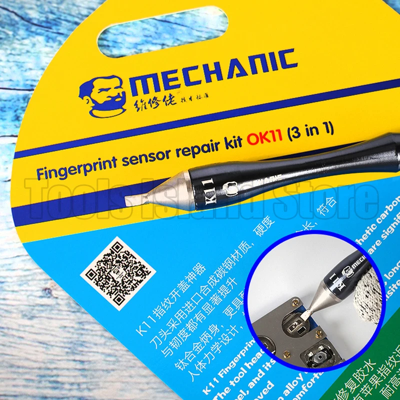 Набор инструментов MECHANIC 3 в 1 для ремонта отпечатков пальцев мобильных телефонов