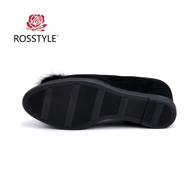 ROSSTYLE/удобная обувь, увеличивающая рост; обувь из натуральной овечьей кожи; блестящие черные туфли-лодочки без застежки со стразами; женская обувь; C1