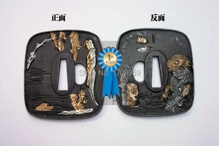 Хороший Сплав Tsuba Handguard для японского самурая Катана вакизаши Танто аксессуары для мечей ручной работы