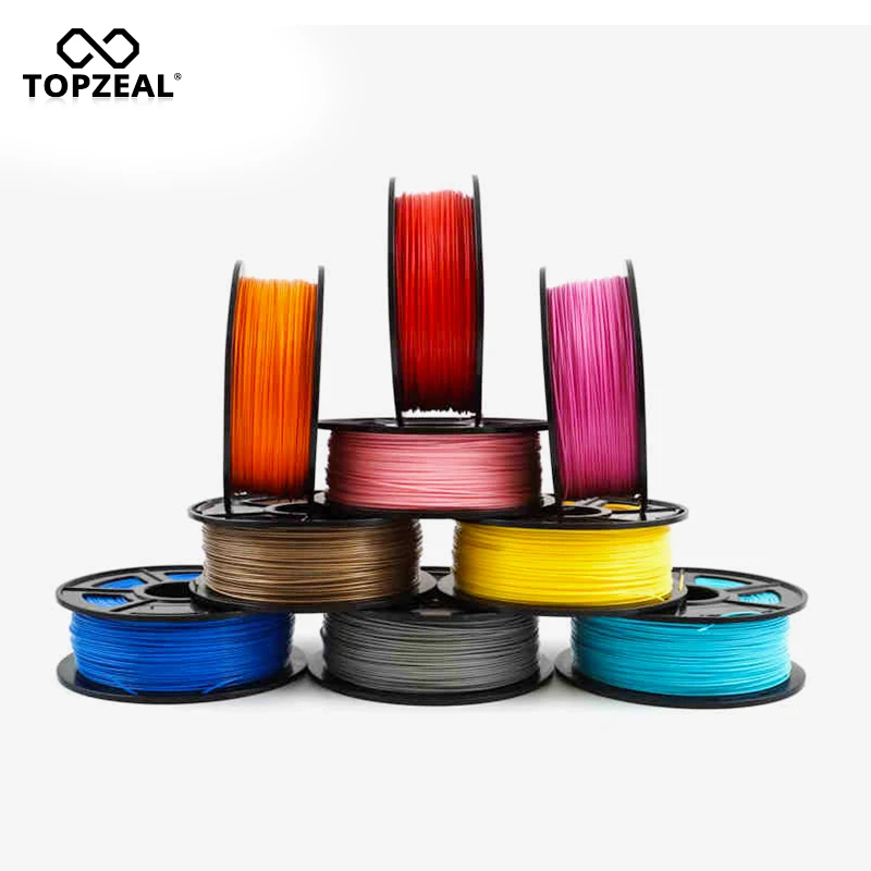 Top Quality 3D Printer Filaments 3D Printer Plastic 1.75mm PLA 1kg/Roll 3D Printing Material 340M Dimensional Accuracy+/0.02mm