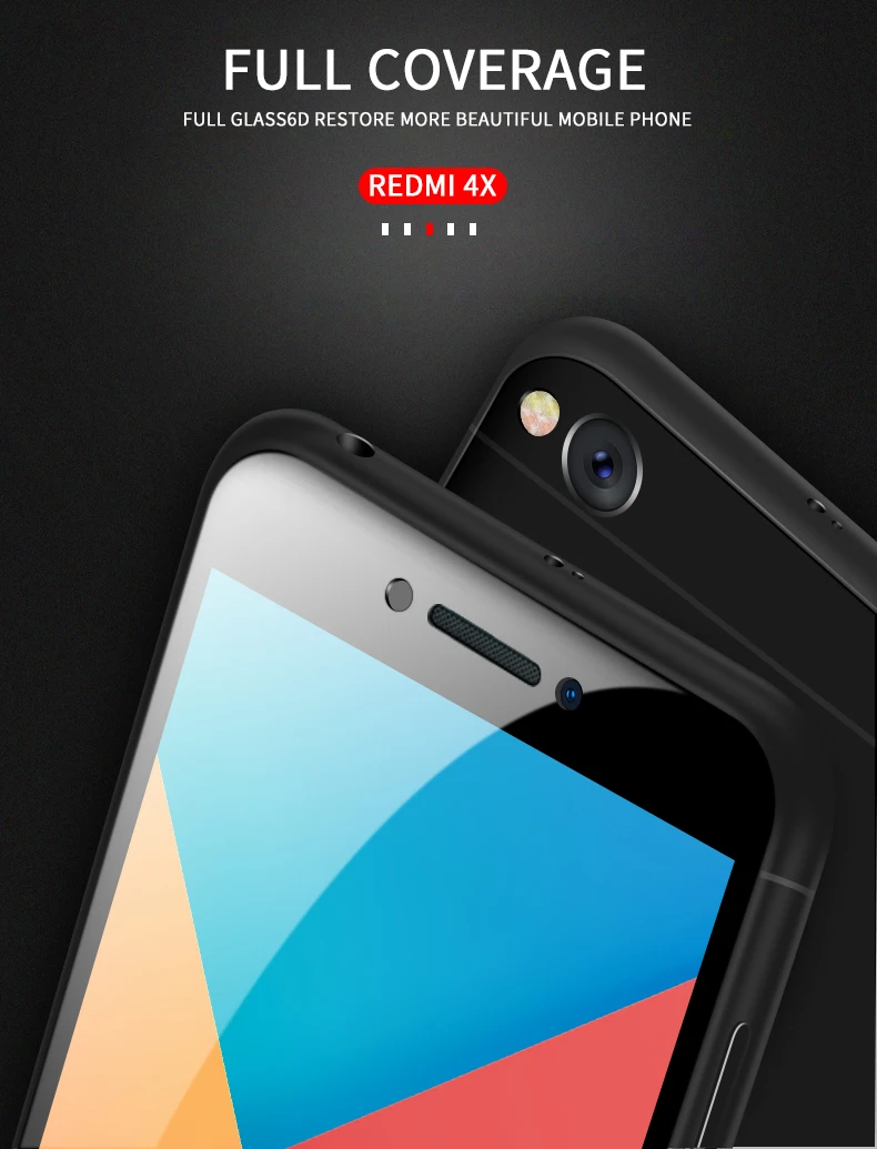 HD полное покрытие закаленное Стекло для Xiaomi Redmi 4 4X Note 4 4x для mi 5 5C 5S 5S плюс 6 для Redmi 4A 5A Водонепроницаемый и устойчивое