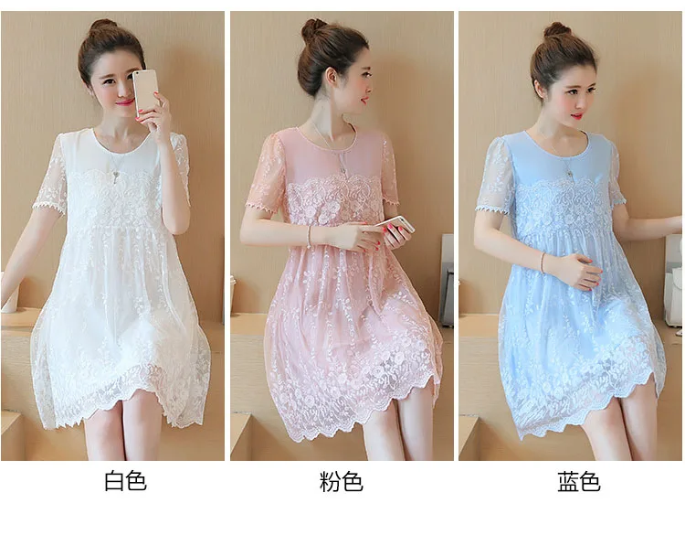 Беременные Vestidos кружевное платье для беременных женская одежда Беременность платье летнее платье для беременных для будущих мам Костюмы