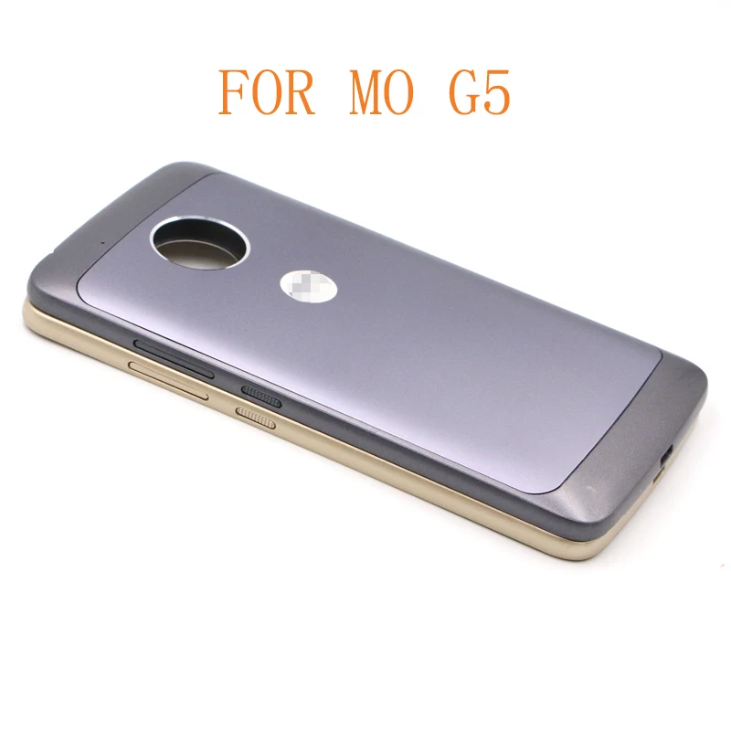 Оригинальная задняя панель корпуса для Motorola Moto G5 задняя крышка батарейного отсека XT1672 XT1676