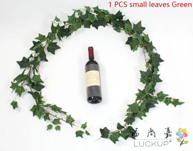 Small leaves Green 1 стебель 180 см(6 футов) искусственные партеноциссы tricusp кленовые листья креперные лоза пластиковые растения дома Свадебные украшения F421 - Цвет: Small leaves Green